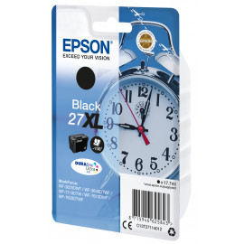 EPSON Cartouche Reveil Encre Du  27XL cartouche dencre noir haute capacite 17.7ml 1.100 pages 1-pack RF-AM blister