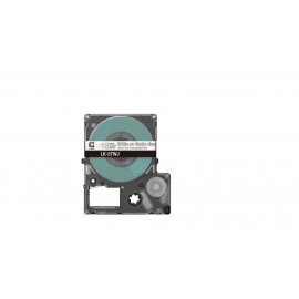 EPSON Matte Tape Clear/White 18mm 8m LK-5TWJ