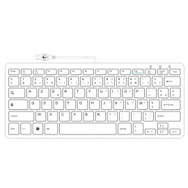 R-Go Compact Keyboard Blanc