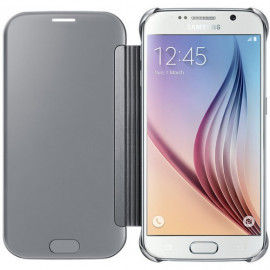 SAMSUNG Clear View Cover Argent Galaxy S6