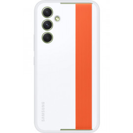 SAMSUNG Coque renforcee avec laniere Galaxy A54 5G Blanc