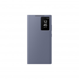 SAMSUNG Etui Smart View avec porte-carte pour Galaxy S24 Ultra Violet