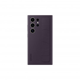 SAMSUNG Coque silicone avec lanière pour Galaxy S24 Ultra Violet Foncé