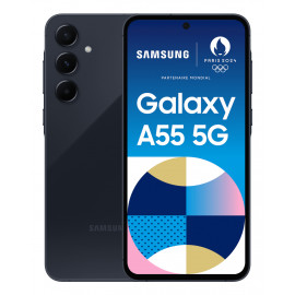 SAMSUNG Smartphone Galaxy A55 5G Bleu nuit 8Go 256Go 5000mAh CR 25W 13 Exynos 1480 Octo