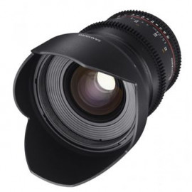 Samyang Objectif reflex vidéo  VDSLR 24mm T1.5 MK2 Noir pour Canon EF