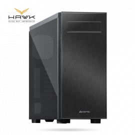 Chieftec Hawk Gaming ATX tower  Hawk Gaming ATX tower side tempered glass