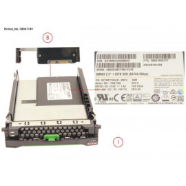 Fujitsu SSD SATA 6G 1.92TB Mixed-Use 3.5' H-P EP