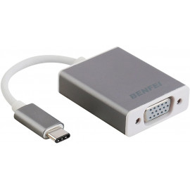Nedis Câble Adaptateur USB-C Type-C Mâle - VGA Femelle 0,2 m Anthracite