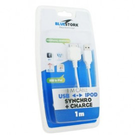 BLUESTORK Cordon USB Charge/Synchro pour iPod/iPhone