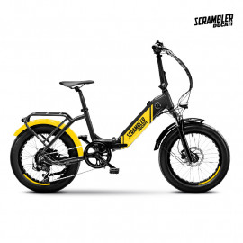 SCRAMBLER DUCATI Vélo électrique Scrambler SCR X Moteur Bafang 48V/250W/60Nm , Batt Int 48V 10.4A