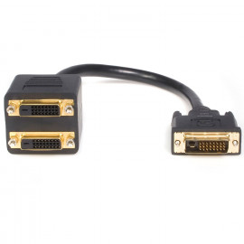 STARTECH Câble Répartiteur en Y DVI-D vers 2x DVI-D 30 cm