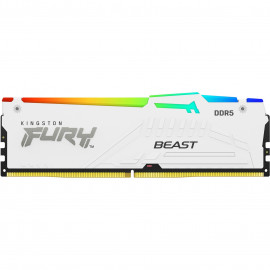 KINGSTON 32GB 6000 DDR5 DIMM FURY Beast WHT RGB
