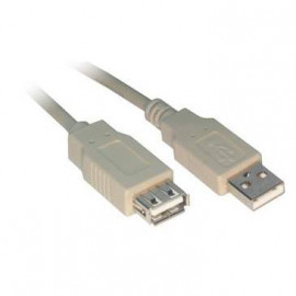 GENERIQUE Rallonge USB 2.0 Type AA (Mâle/Femelle) 