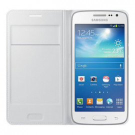 SAMSUNG Flip Wallet Blanc Samsung Galaxy Core 4G