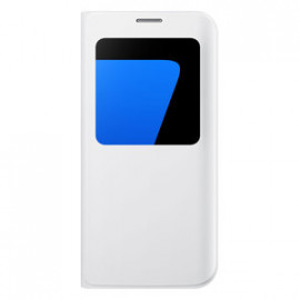 SAMSUNG S-View Blanc pour Samsung Galaxy S7 Edge