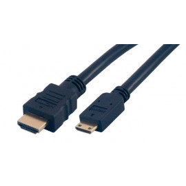 MCL Samar Câble HDMI haute vitesse 3D + Ethernet type A / C (mini) mâle - 2m