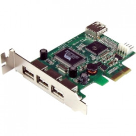 STARTECH Carte Adaptateur PCI Express vers 4 Ports USB 2.0