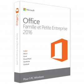 Microsoft Microsoft Office Home and Business 2016 - Ensemble de boîtes - 1 PC - 32/64-bit, sans support, P2 - Win - français - zone euro